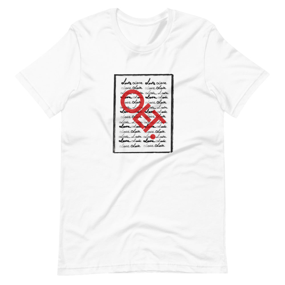 Offbeatrip Love Short-Sleeve Unisex T-Shirt